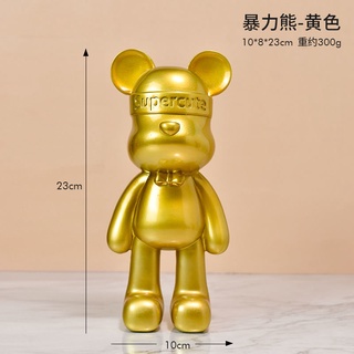 ตุ๊กตาหมี Kaws Violent สร้างสรรค์ สําหรับตกแต่งบ้าน ห้องนั่งเล่น ตั้งโต๊ะ ของขวัญ