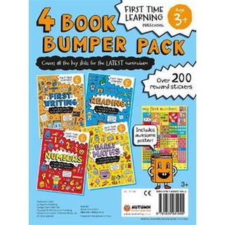 DKTODAY หนังสือ FIRST TIME LEARNING: 4 BOOK BUMPER PACK AGE 3+