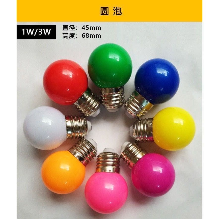 หลอดปิงปอง-led-3w-ราคาส่ง-ราคาปลีก-ขั้วเกลียวมาตรฐาน-e27