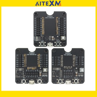 บอร์ดทดลอง ESP8266 ESP-WROOM-32 ESP32-WROVER สําหรับ ESP-12F ESP-07S ESP-12S