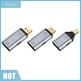 ภาพหน้าปกสินค้าType C Female To Hdmi-Compatible Displayport Dp Male อะแดปเตอร์ Male 4K 60Hz สําหรับ Pc ที่เกี่ยวข้อง