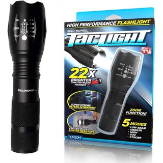TacLight ไฟฉายพลังสูง TacLight USA สว่างถึง 5000 LUX สว่างกว่าไฟฉายทั่วไปถึง 22เท่าTacLight-J1