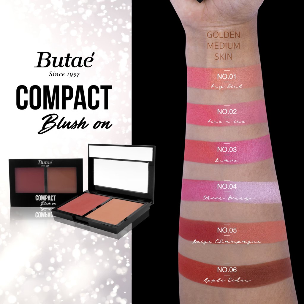 butae-compact-brush-on-บูเต้-บรัชออนเนื้อละเอียด-ให้สีสวยเด่นชัด-ติดทนนาน-มี-2-เฉดสี-น้ำหนัก-10-กรัม