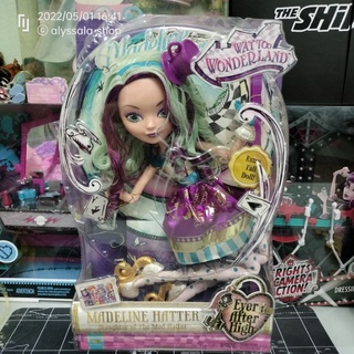 Ever After High Way Too Wonderland Madeline Hatter 17 inch Doll + Holly Ohair + Madeline + Raven