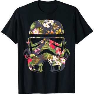 เสื้อยืดสีดำอินเทรนด์เสื้อยืดแขนสั้น พิมพ์ลายกราฟฟิค Star Wars Tropical Stormtrooper อินเทรนด์ แฟชั่นสําหรับผู้ชายS-4XL