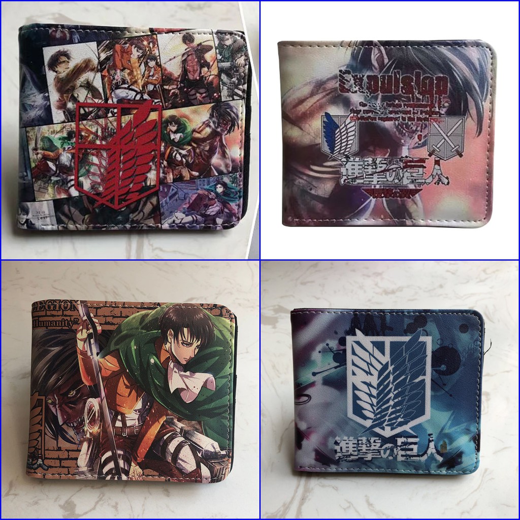 พร้อมส่ง-กระเป๋าเงิน-กระเป๋าตัง-กระเป๋าสตางค์-กระเป๋า-ไททัน-attack-on-titan-ผ่าพิภพไททัน-ไททัน