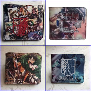 🎟พร้อมส่ง🎟 กระเป๋าเงิน กระเป๋าตัง กระเป๋าสตางค์ กระเป๋า ไททัน attack on titan ผ่าพิภพไททัน ไททัน