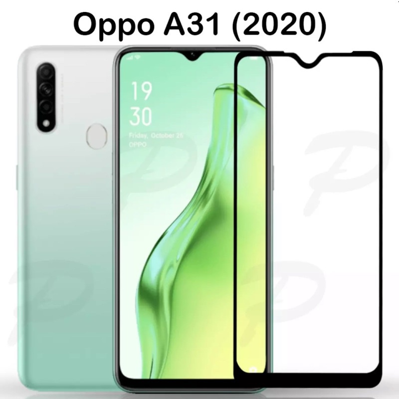 oppo-a31-ฟิล์มกระจกนิรภัย-oppo-a31-2020-ฟิล์มกระจกเต็มจอoppo-a31-ฟิล์มขอบดำ-ฟิล์มกันกระแทก-ฟิล์มกันรอย-คุณภาพดี-ติดง่าย