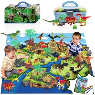 Toyvelt Dinosaur Play Set ของเล่นไดโนเสาร์รวมไดโนเสาร์ที่เหมือนจริง 20 ตัว ราคา 1,990 - บาท