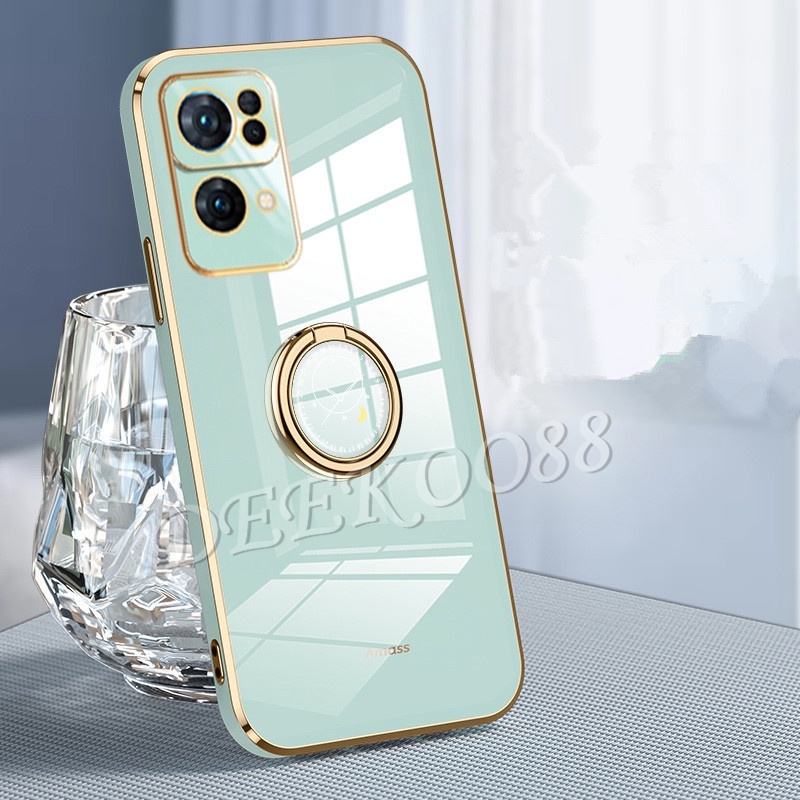 เคสโทรศัพท์ OPPO Reno7 Pro 5G Phone Case 2022 Electroplated Soft Shell ...