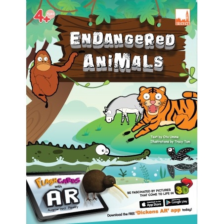 Flash Cards with AR - Endangered Animals แฟลชการ์ด บัตรคำศัพท์ ของเล่น ...