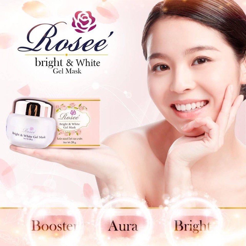 โรเซ่-ไบรท์-แอนด์-ไวท์-มาร์ค-rosee-bright-and-white-gel-mask