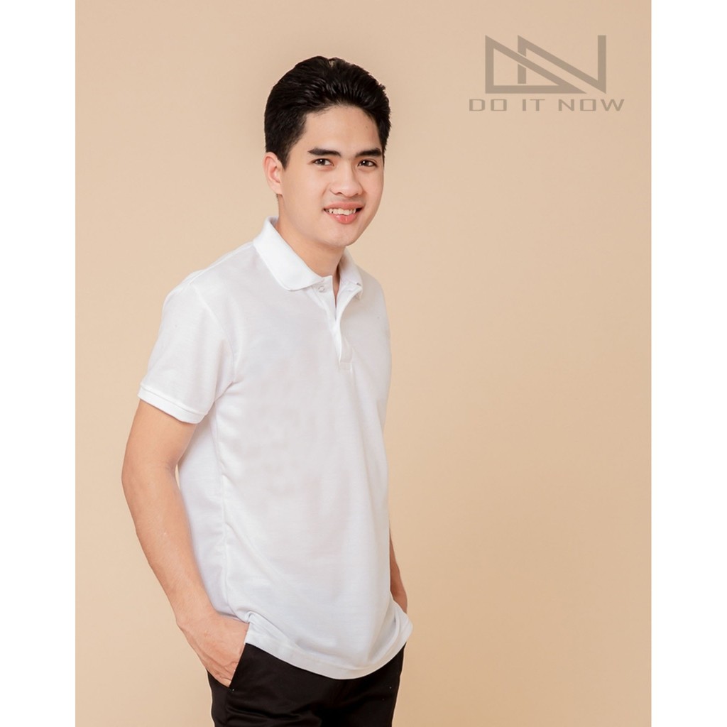 เสื้อโปโลแขนจั๊ม-สีขาว-ชาย-by-doitnow-สินค้าคุณภาพ-จากแห่งผลิตโดยตรง