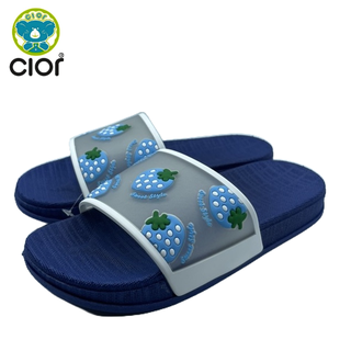 Cior.shop รองเท้าแตะแบบสวมแอร์โบล สีเทรนรักโลก