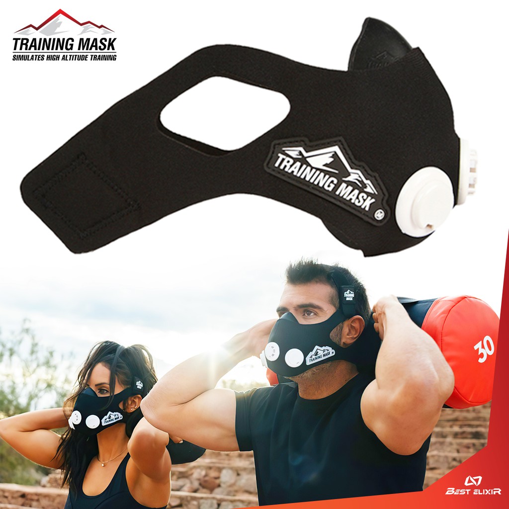 training-mask-หน้ากากออกำลังกาย-จำลองสภาพอากาศ-ฝึกการหายใจ