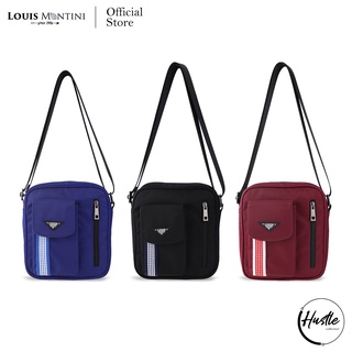 ภาพขนาดย่อของภาพหน้าปกสินค้าLouis Montini Crossbody bag กระเป๋าสะพายข้าง ผู้หญิง กระเป๋าผ้าไนล่อน พร้อมช่องใส่โทรศัพท์ BSD10 จากร้าน louismontini_officialshop บน Shopee