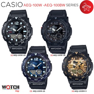 สินค้า นาฬิกาข้อมือ Casio Standard  10th year battery รุ่น AEQ-100W Sereis