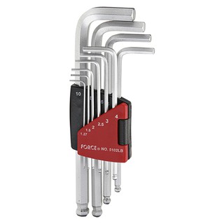 FORCE 5102LB 10PC HEX BALL LONG WRENCH