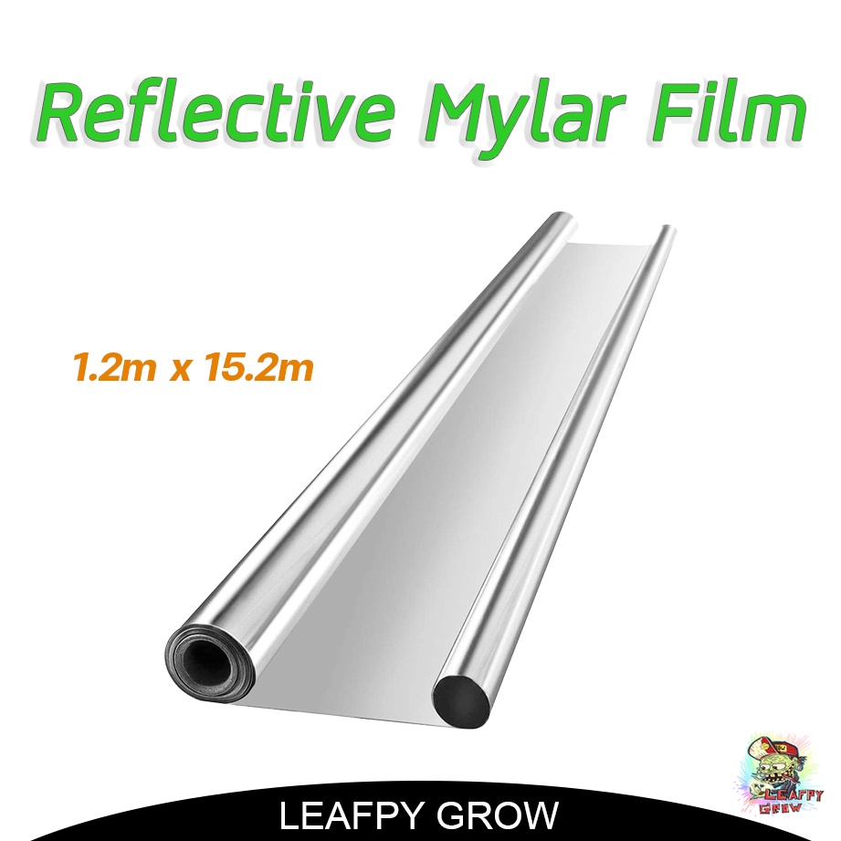 แผ่นฟิล์มสะท้อนแสงในห้องปลูก High Reflective Film 2Mil สะท้อนแสงภายใน ...