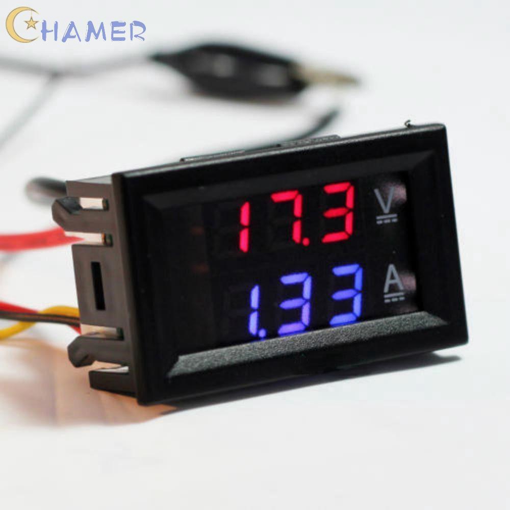 เครื่องวัดโวลต์มิเตอร์ดิจิตอล-led-dc-100-v-10a