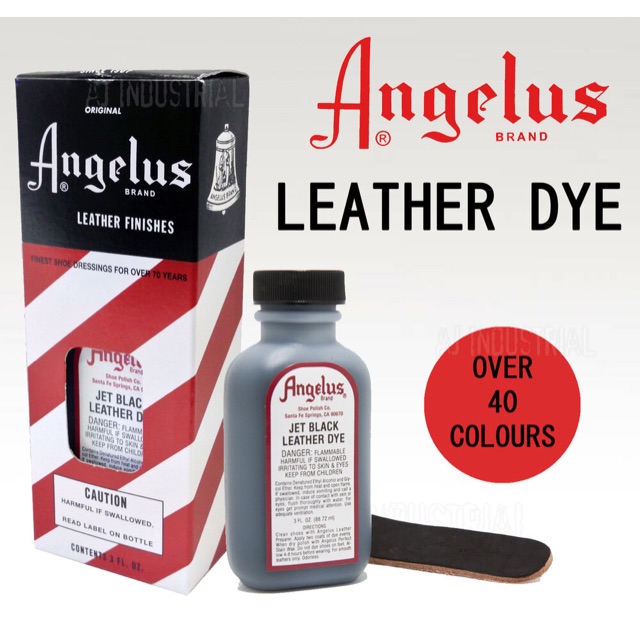 ภาพหน้าปกสินค้าAngelus leather dye สีย้อมหนังขวดใหญ่ 3 oz usa จากร้าน tippy1 บน Shopee