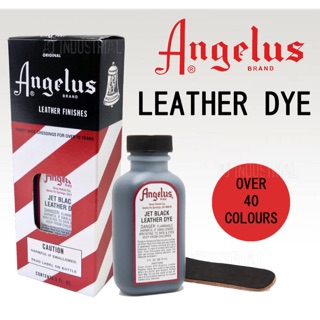 ภาพขนาดย่อของภาพหน้าปกสินค้าAngelus leather dye สีย้อมหนังขวดใหญ่ 3 oz usa จากร้าน tippy1 บน Shopee