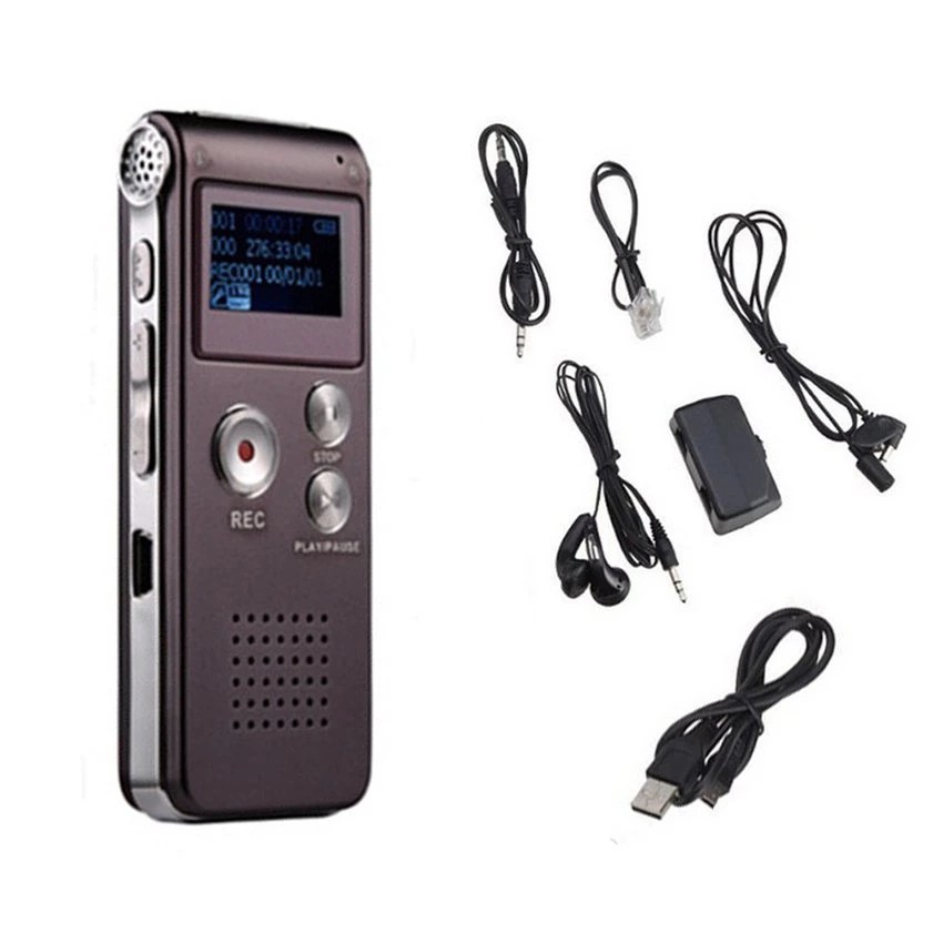ภาพหน้าปกสินค้าOKAY Voice Recorder เครื่องอัดเสียง/เครื่องบันทึกเสียง 8GB รุ่น GH-609 (สีม่วง) 323 จากร้าน okay4u บน Shopee