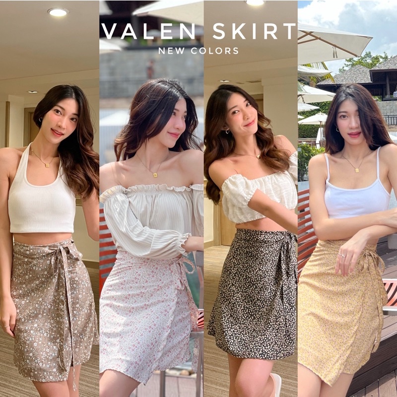 valen-skirt-350-กระโปรงผ้าแบบผูกรอบตัว-เนื้อผ้าสวยคุณภาพดี-ทิ้งตัวสวยแมทช์ได้หลายลุค