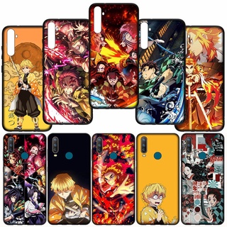 เคสโทรศัพท์ซิลิโคน แบบนิ่ม ลาย A-FC21 อนิเมะ Demon Slayer Kimetsu no Yaiba สําหรับ Samsung Galaxy A12 A20 A30 A20S A30S A50S A50