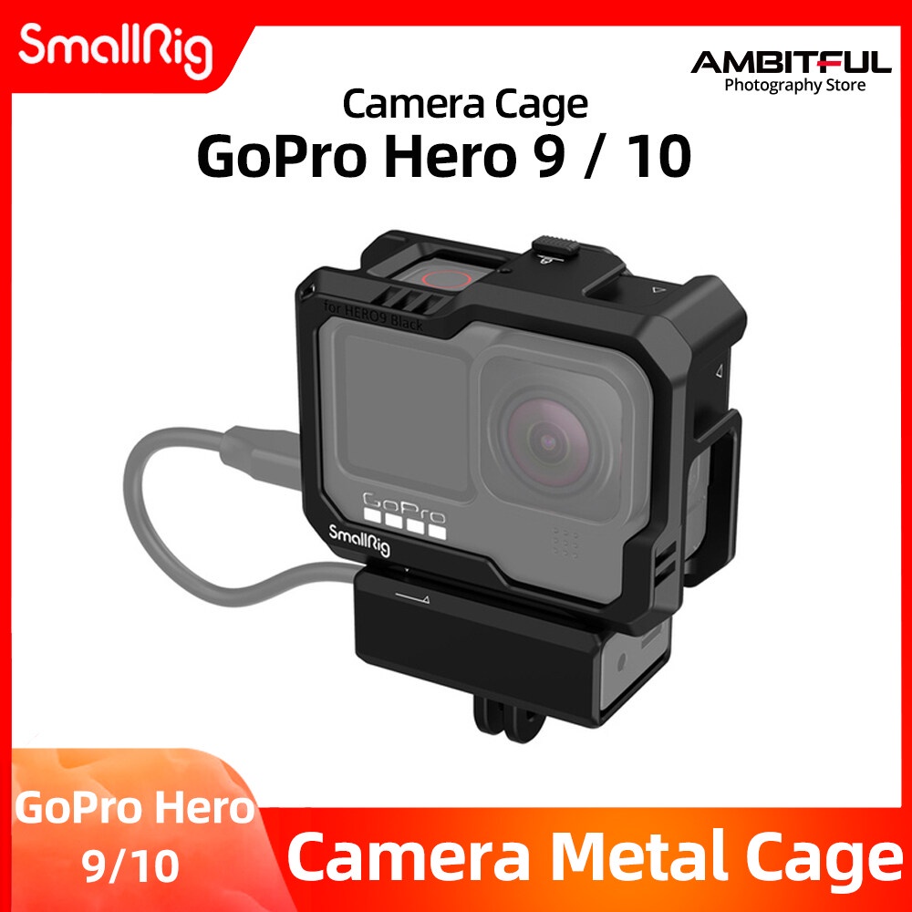 smallrig-กรงกล้องแอคชั่น-สีดํา-สําหรับ-gopro-hero9-gopro-hero10-3083