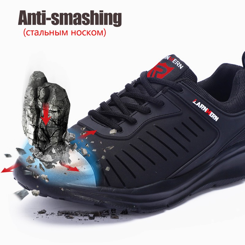 ภาพหน้าปกสินค้ารองเท้าเซฟตี้ Safety Shoes รองเท้านิรภัย หัวเหล็ก LARNMERN LM18120033 จากร้าน famous_brand_safety_shoes บน Shopee