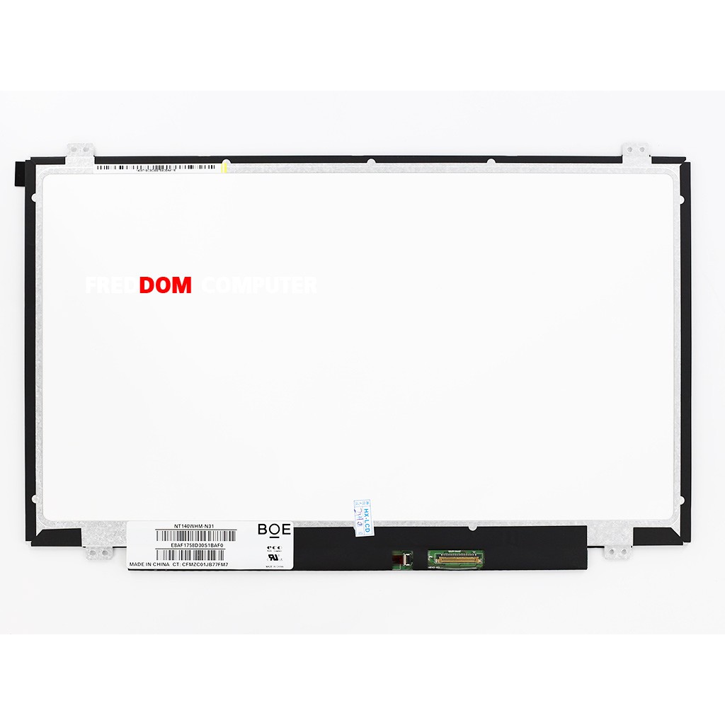 ภาพหน้าปกสินค้าจอโน๊ตบุ๊ค LED 14.0 HD eDP SLIM 30PIN HD 1366x768 หูยึด บน-ล่าง ขนาดปกติ (32cm) จอใหม่ ประกัน 6 เดือน