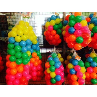 ลดราคา🎉 ลูกบอลพลาสติกหลากสี ปลายทางได้