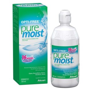 น้ำยาล้างคอนแทคเลนส์ Opti free puremoist 300 ml