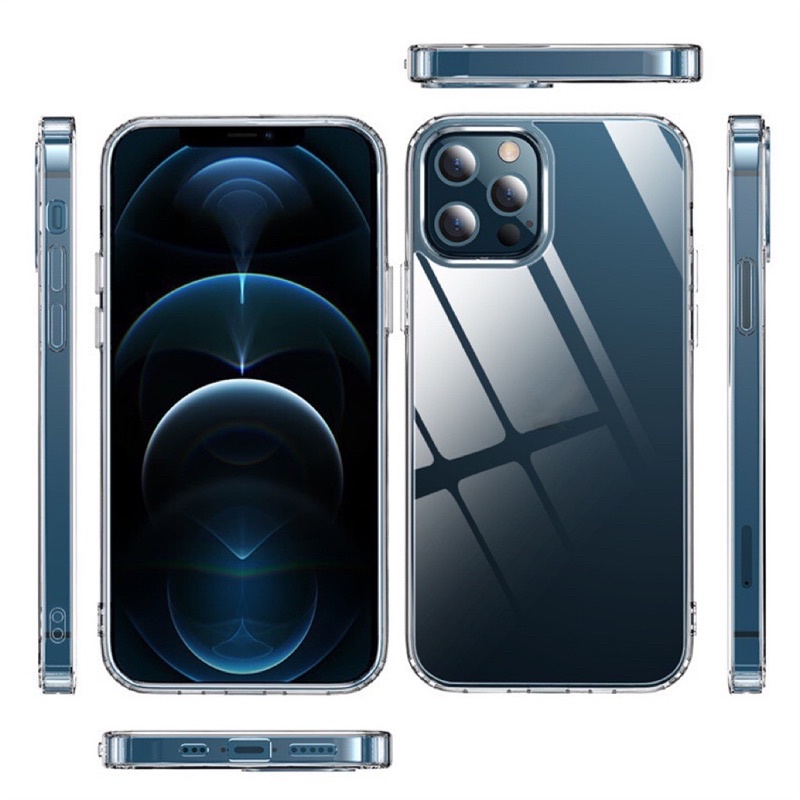 เคสใส สำหรับ iPhone รุ่นใหม่ล่าสุด 🔥 TPU+PC 🔥 เคสกันกระแทก รุ่น 17 Air/16E/15 Pro Max/14/13/12/11/XS Max/XR/8/ 7 Plus - 5