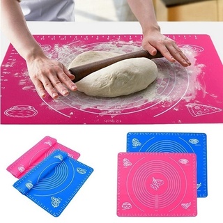 Silicone Rolling Cut Mat Clay Pastry Dough Cake Tool Kneading Pad With Scale