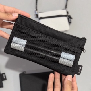 สินค้า กระเป๋าใส่ของ (m.ma) ใส่ดินสอปากกาอุปกรณ์ทำงานใดๆใส่ไปเล้ย มีช่องจัดเก็บ 2 ช่อง