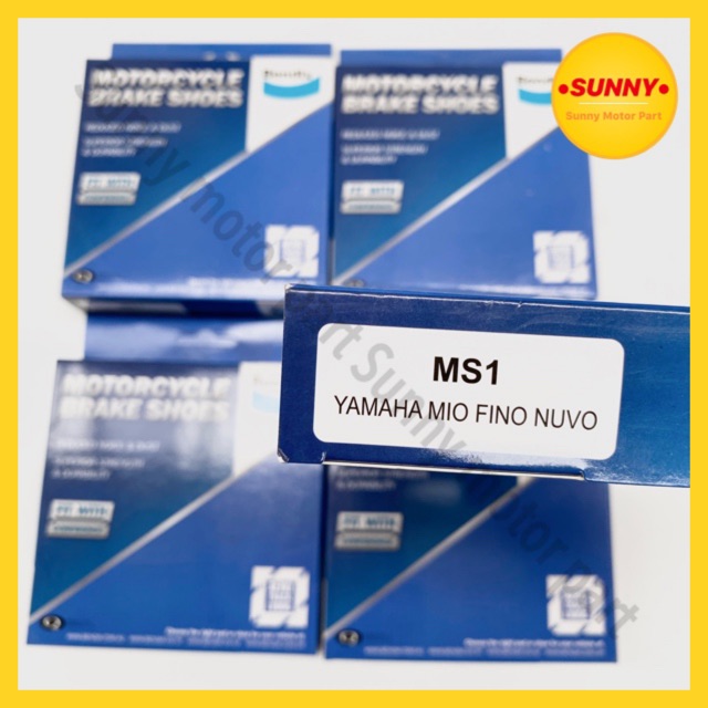 ผ้าเบรคหลัง BENDIX (MS01) แท้ สำหรับรถมอเตอร์ไซค์ YAMAHA / MIO / NOUVO ...