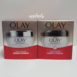 โอเลย์ Olay Regenerist Revitalising Night Cream &amp; Day Cream ขนาด 50 กรัม #ของแท้