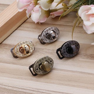 ❤❤Egg Shape Bag Twist Lock 4 Color Small Oval Handbags Case Alloy Catch Buckle