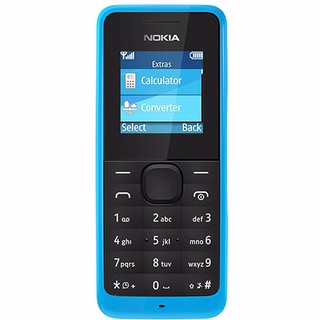 โทรศัพท์มือถือโนเกีย ปุ่มกด  NOKIA 105 (สีฟ้า) 3G/4G  รุ่นใหม่  2020