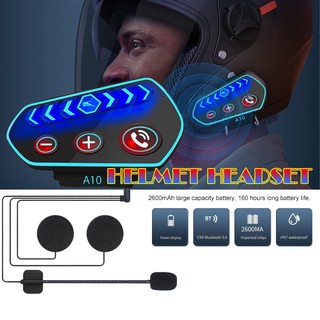 ภาพหน้าปกสินค้าบลูทูธติดหมวกกันน็อค บลูทูธหมวกกันน็อค บลูทูธหูฟังไมโครโฟนหมวกกันน็อค หูฟังแฮนด์ฟรี Bluetooth5.0 ของแท้100% ที่เกี่ยวข้อง