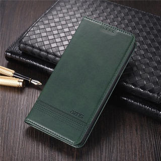 เคสสำ Xiaomi Redmi 10C Case Leather Flip Magnetic Back Cover Redmi 10C เคสฝาพับ มือถือแล