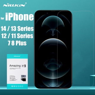 Nillkin for iPhone 14 13 12 11 Plus Pro Mini XS MAX XR  7 8 Plus Se 2020 Amazing 9H / H+ Pro Tempered Glass Screen Protector