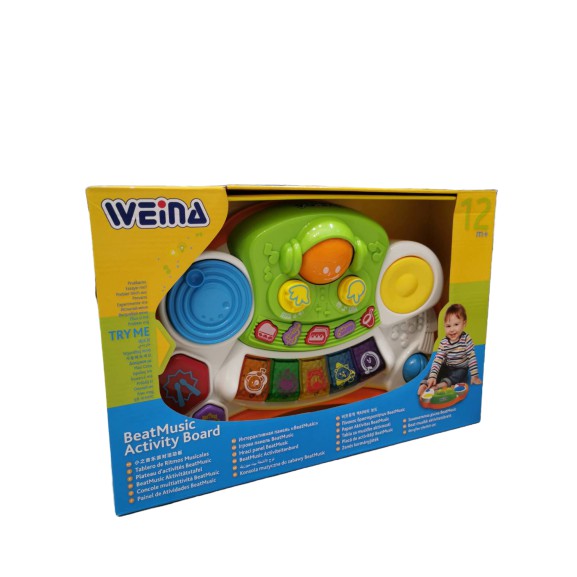 weina-beat-music-activity-board-ของเล่นมีเสียงเพลงเก้าอี้ป้อนข้าว