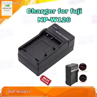 แท่นชาร์จแบตเตอรี่กล้อง FUJI NP-W126 Charger ใชดได้ทั้งไฟในบ้านและในรถ สำหรับฟูจิ FujiFilm X-A1 A2 A3 A5 X-E1 E2 E2S X-M