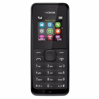 โทรศัพท์มือถือโนเกีย  ปุ่มกด NOKIA 105  (สีดำ) 3G/4G รุ่นใหม่ 2020
