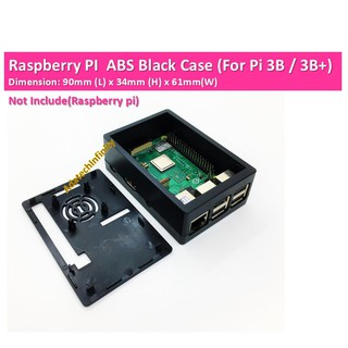 Raspberry PI  ABS Black Case  (For Pi 3B+ /3B)
