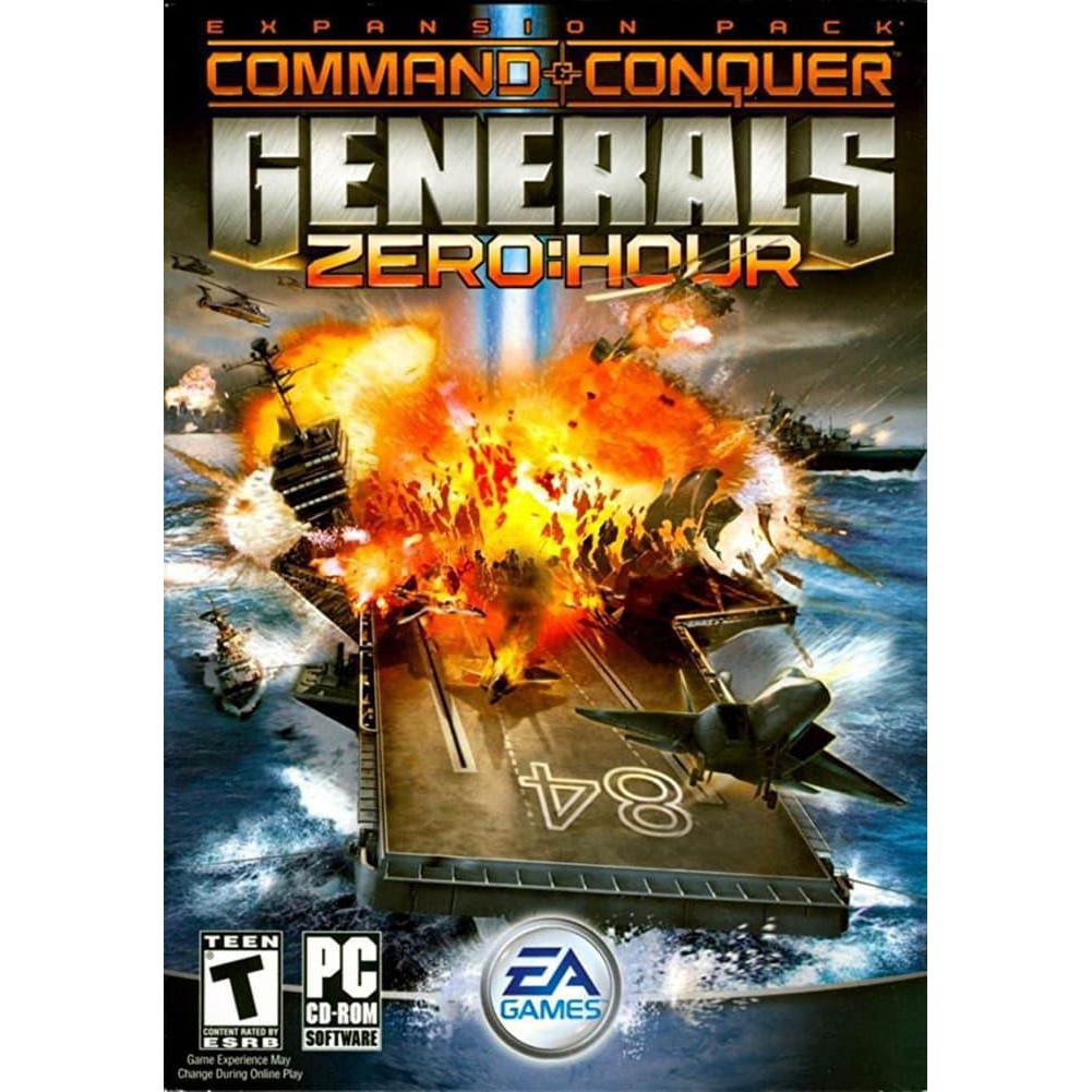 Commad AND CONQUER GENERALS ZERO HOUR CD DVD GAME PC GAMING Games เกม ...