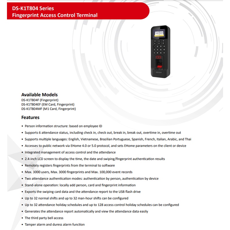 ลดล้างสต็อก-เครื่องสแกนลายนิ้วมือ-fingerprint-access-control-terminal-สินค้าใหม่ยังไม่ผ่านการใช้งาน